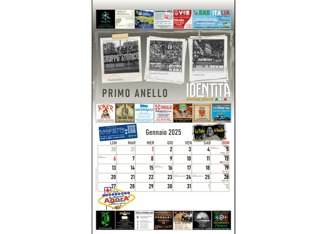 Calendario Identità Bianconera - Fighters
